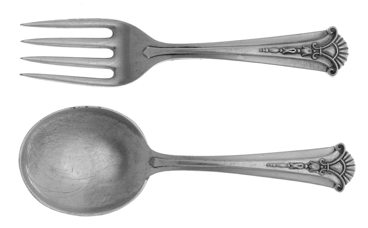 Severn-Worthington (Sterling, 1940) 2 Pc Baby Set (BF, BS) by Kirk Stieff-1