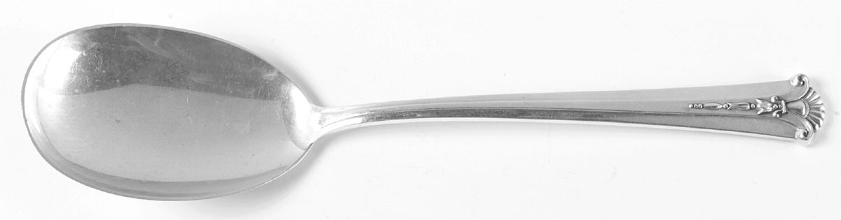 Severn-Worthington (Sterling, 1940) Solid Serving Spoon by Kirk Stieff-1