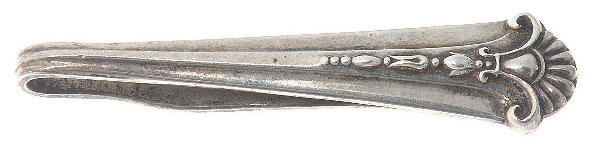 Severn-Worthington (Sterling, 1940) Tie Clip by Kirk Stieff-1
