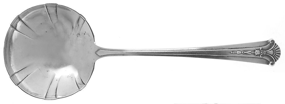 Severn-Worthington (Sterling, 1940) Large Solid Berry/Casserole Spoon by Kirk Stieff-1