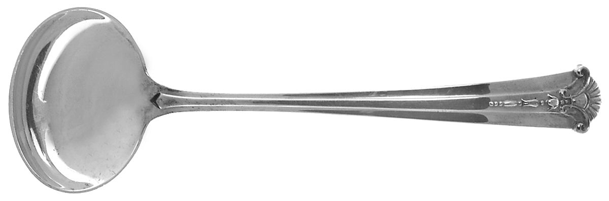 Severn-Worthington (Sterling, 1940) Solid Piece Cream Ladle by Kirk Stieff-1