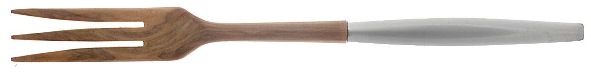 Signet (Sterling, 1958) Salad Serving Fork with Wooden Prongs by Kirk Stieff-1