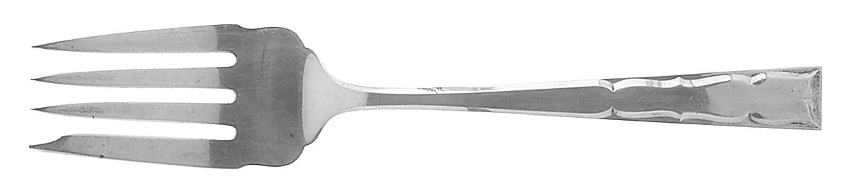 Skylark (Sterling, 1954) Small Solid Cold Meat Serving Fork by Kirk Stieff-1