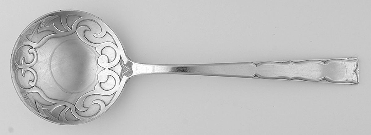 Skylark (Sterling, 1954) Solid Smooth Casserole Spoon by Kirk Stieff-1