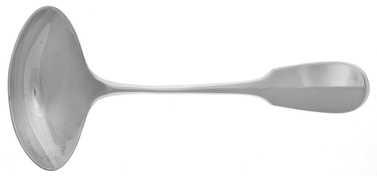 Smithsonian (Sterling, 1977) Solid Gravy Ladle by Kirk Stieff-1