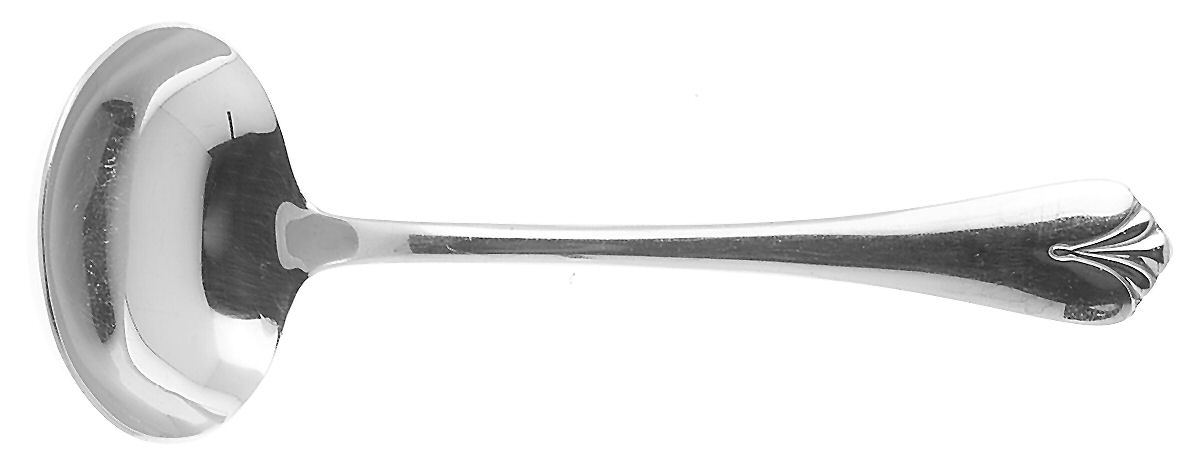 Sprig (Stainless) Solid Gravy Ladle by Kirk Stieff-1