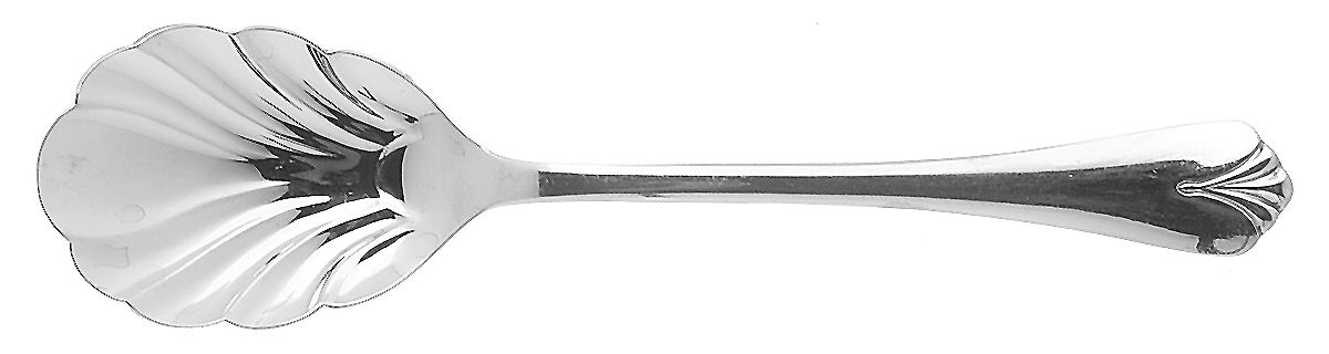 Sprig (Stainless) Sugar Shell Spoon by Kirk Stieff-1
