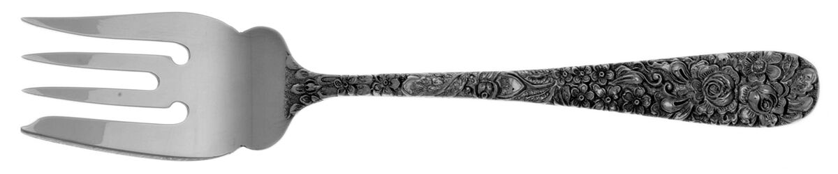 Stieff Rose (Sterling, 1892, No Monograms) Individual Salad Fork by Kirk Stieff-1