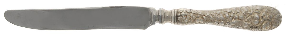 Stieff Rose (Sterling, 1892, No Monograms) New French Hollow Knife with Bolster by Kirk Stieff-1