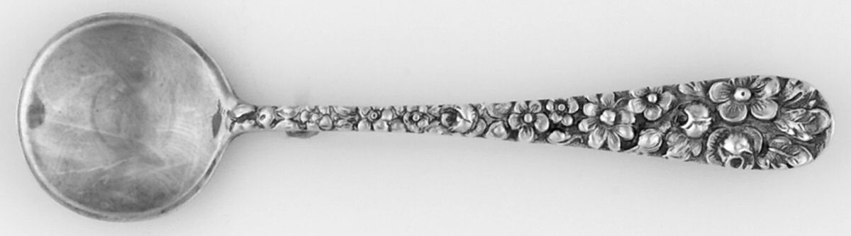Stieff Rose (Sterling, 1892, No Monograms) Lapel Pin by Kirk Stieff-1