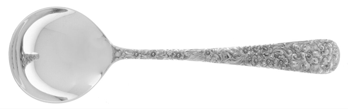 Stieff Rose (Sterling, 1892, No Monograms) Mayonnaise Ladle by Kirk Stieff-1