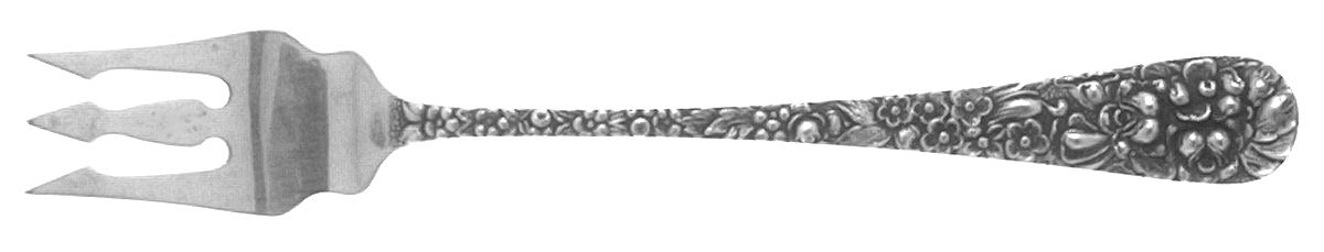 Stieff Rose (Sterling, 1892, No Monograms) Olive Fork by Kirk Stieff-1