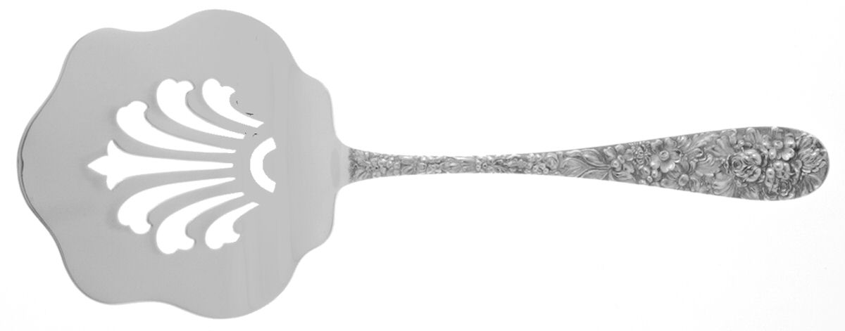 Stieff Rose (Sterling, 1892, No Monograms) Tomato Server, Solid Piece by Kirk Stieff-1