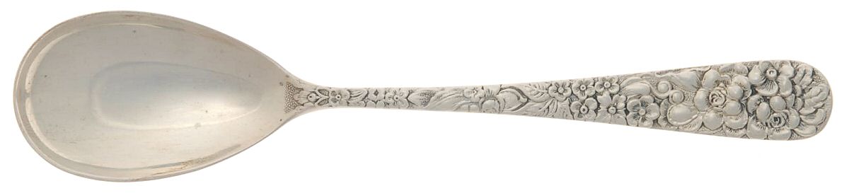 Stieff Rose (Sterling, 1892, No Monograms) Sugar Spoon by Kirk Stieff-1