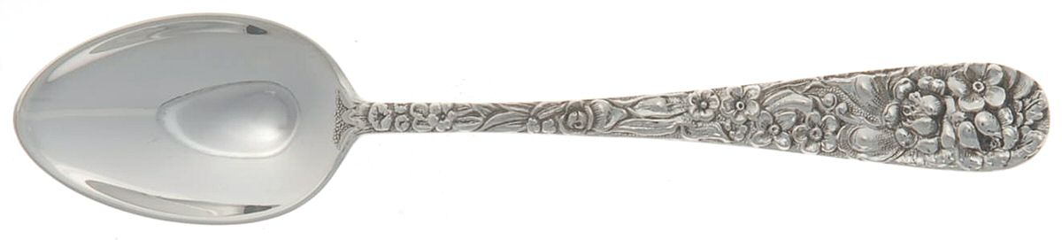Stieff Rose (Sterling, 1892, No Monograms) Demitasse Spoon by Kirk Stieff-1