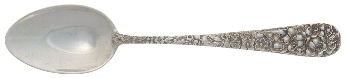 Stieff Rose (Sterling, 1892, No Monograms) Teaspoon by Kirk Stieff-1