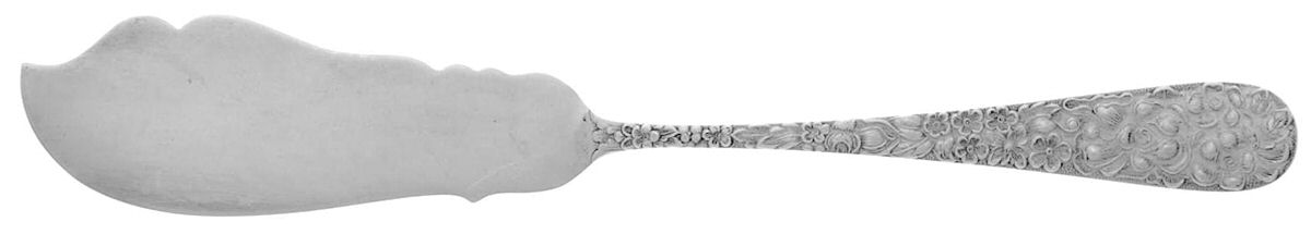 Stieff Rose (Sterling, 1892, No Monograms) Flat Handle Master Butter Knife by Kirk Stieff-1