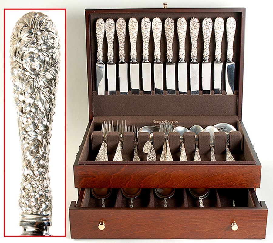 Stieff Rose (Sterling, 1892, No Monograms) 143 Piece Set by Kirk Stieff-1