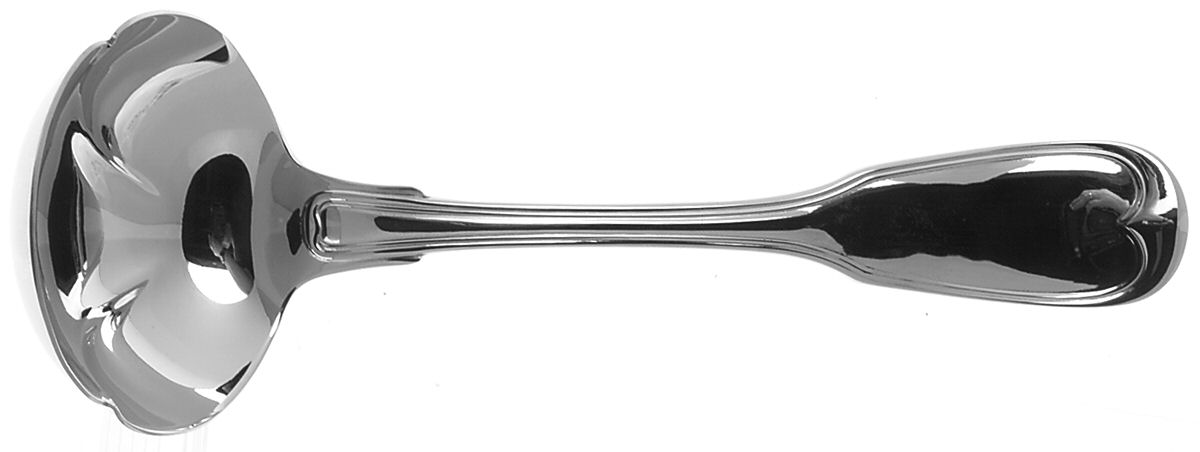 Thomas Jefferson (Stainless) Solid Gravy Ladle by Kirk Stieff-1