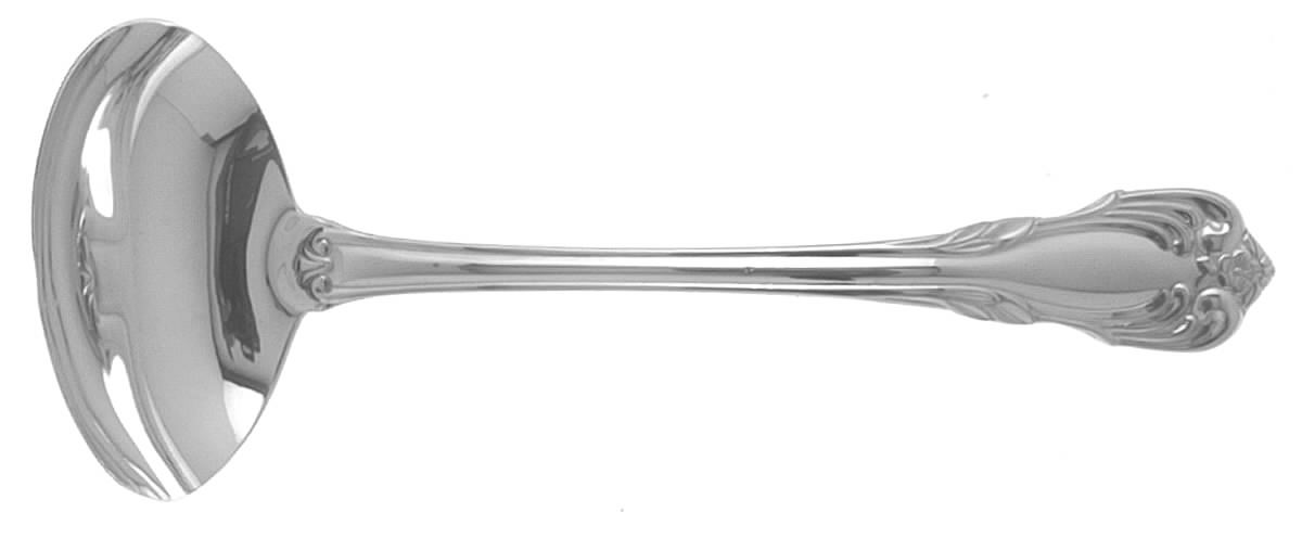 Veranda (Sterling, 1993) Solid Gravy Ladle by Kirk Stieff-1