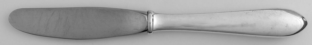 Wadefield (Sterling, 1850) Modern Hollow Butter Spreader (Stainless) by Kirk Stieff-1