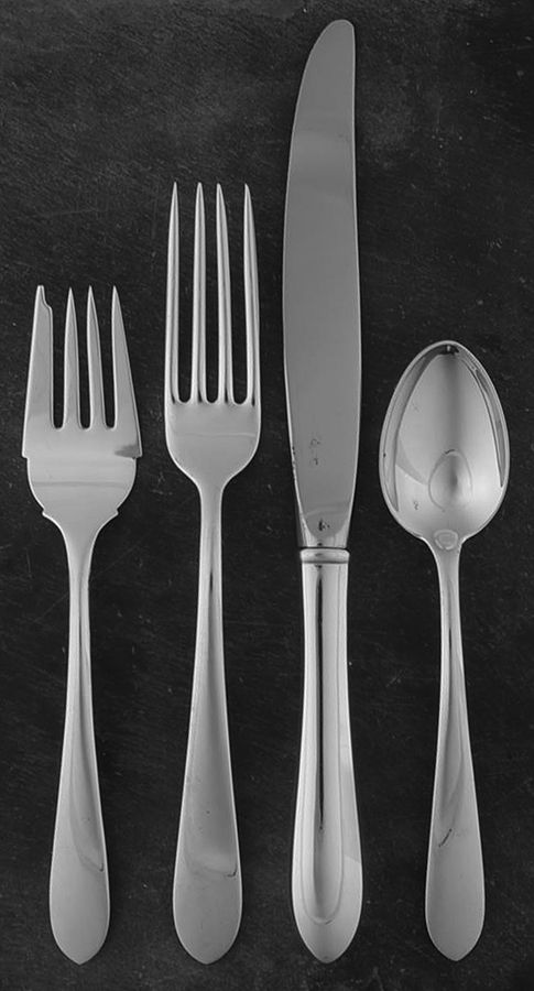 Wadefield (Sterling, 1850) 4 Piece Place Size Setting by Kirk Stieff-1