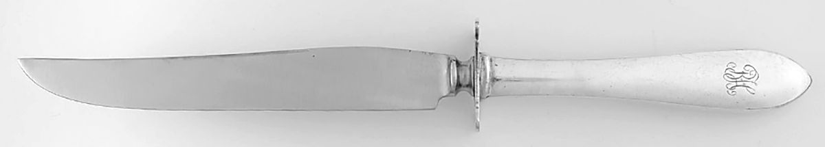 Wadefield (Sterling, 1850) Small Steak Carving Knife with Stainless Blade by Kirk Stieff-1