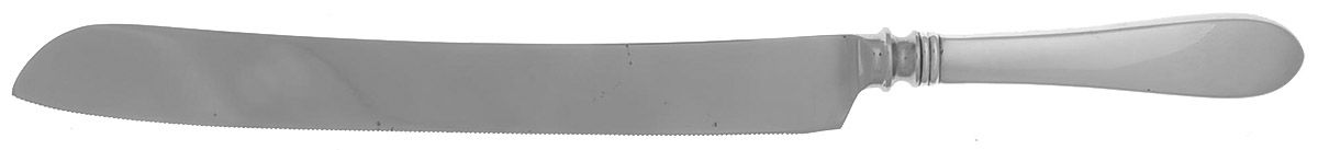 Wadefield (Sterling, 1850) Bread Knife with Stainless Blade by Kirk Stieff-1