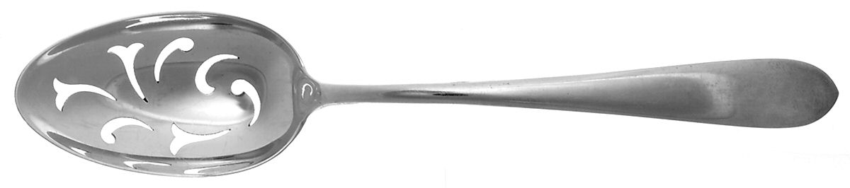 Wadefield (Sterling, 1850) Pierced Tablespoon (Serving Spoon) by Kirk Stieff-1