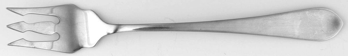 Wadefield (Sterling, 1850) Short Handle Pickle/Olive Fork by Kirk Stieff-1