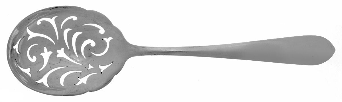 Wadefield (Sterling, 1850) Ice Serving Spoon Large by Kirk Stieff-1