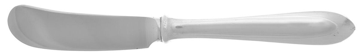 Wadefield (Sterling, 1850) Butter Spreader Hollow Hdl-Paddle/Stainless Blade by Kirk Stieff-1
