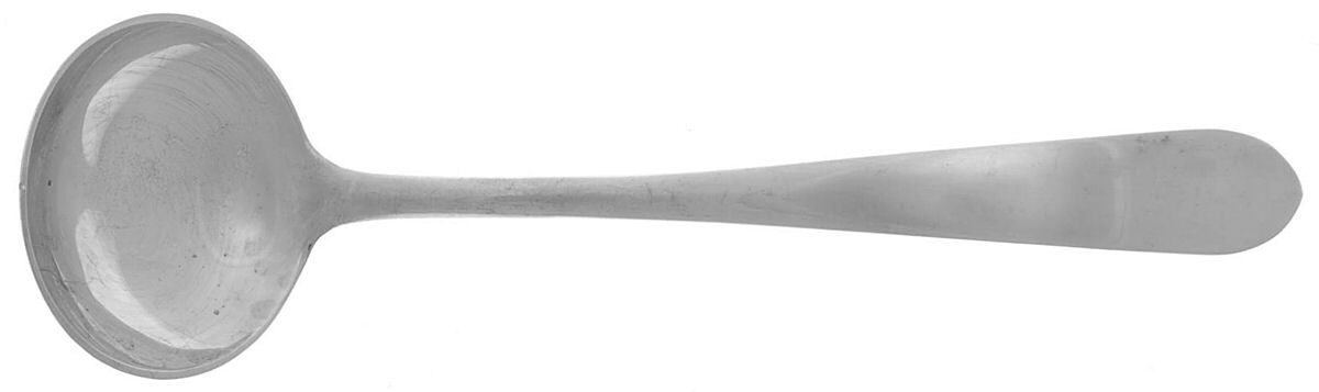 Wadefield (Sterling, 1850) Solid Piece Cream Ladle by Kirk Stieff-1