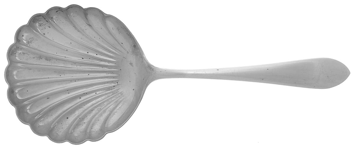 Wadefield (Sterling, 1850) Solid Bon Bon Spoon by Kirk Stieff-1