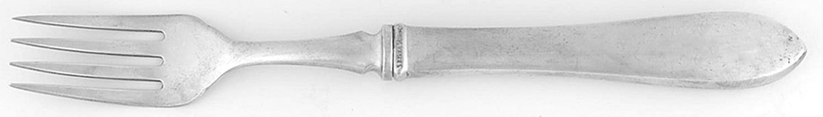 Wadefield (Sterling, 1850) Individual Fish Fork Hollow Handle Ind. Strl Tines by Kirk Stieff-1