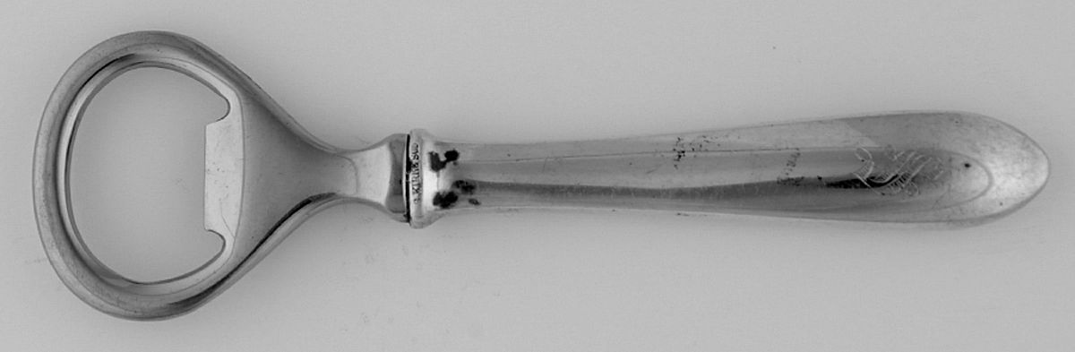 Wadefield (Sterling, 1850) Bottle Opener with Stainless Bowl by Kirk Stieff-1