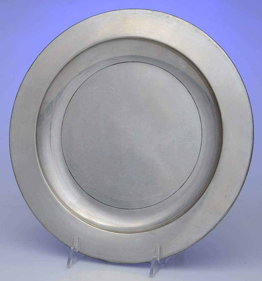 Williamsburg (Pewter, Hollowware) Dinner Plate by Kirk Stieff-1