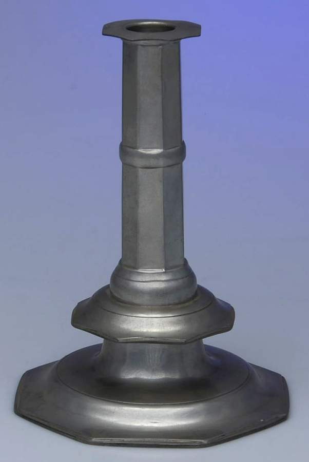 Williamsburg (Pewter, Hollowware) 9" Candlestick by Kirk Stieff-1