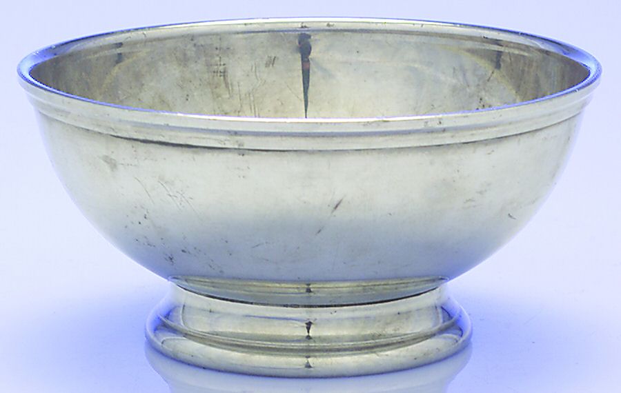 Williamsburg (Pewter, Hollowware) 5" Paul Revere Bowl by Kirk Stieff-1