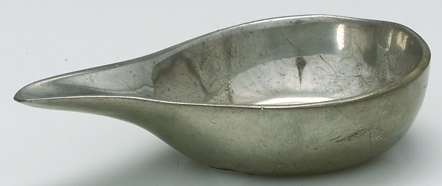 Williamsburg (Pewter, Hollowware) Pap Boat Porringer by Kirk Stieff-1