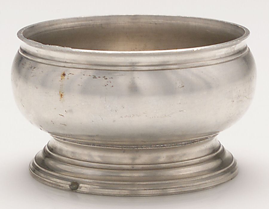 Williamsburg (Pewter, Hollowware) Open Salt Dish Individual by Kirk Stieff-1