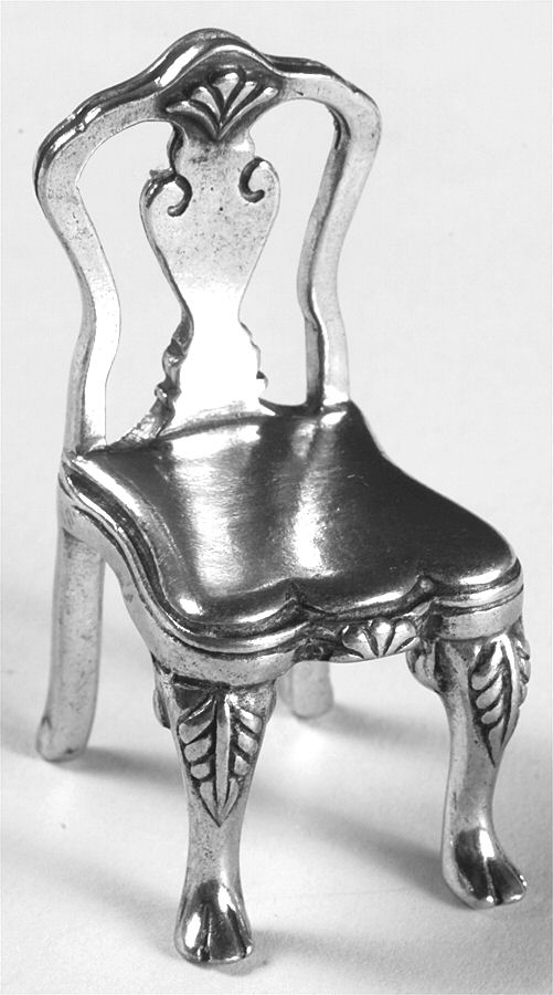Williamsburg (Pewter, Hollowware) Place Card Holder by Kirk Stieff-1
