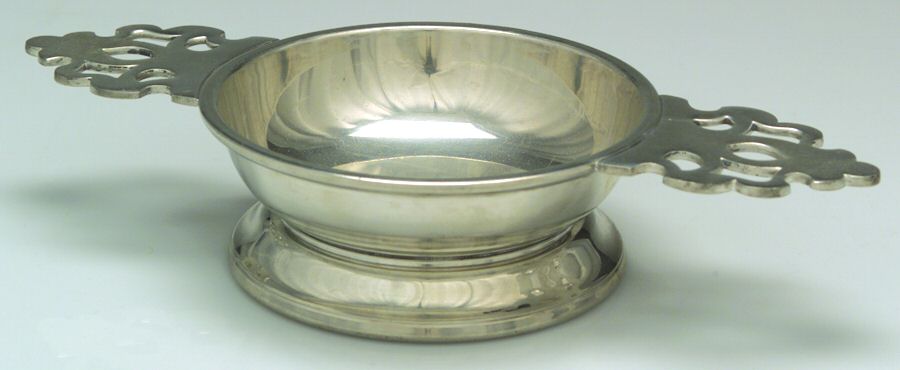 Williamsburg (Pewter, Hollowware) Double Handled Porringer by Kirk Stieff-1