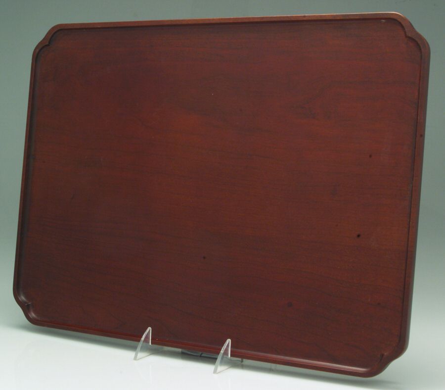 Williamsburg (Pewter, Hollowware) 18" Rectangular Wood Tray by Kirk Stieff-1