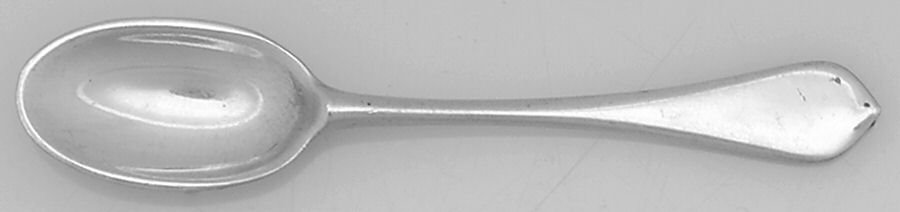 Williamsburg (Pewter, Hollowware) Individual Salt Spoon by Kirk Stieff-1