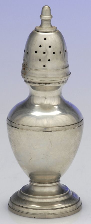 Williamsburg (Pewter, Hollowware) Pepper Shaker by Kirk Stieff-1