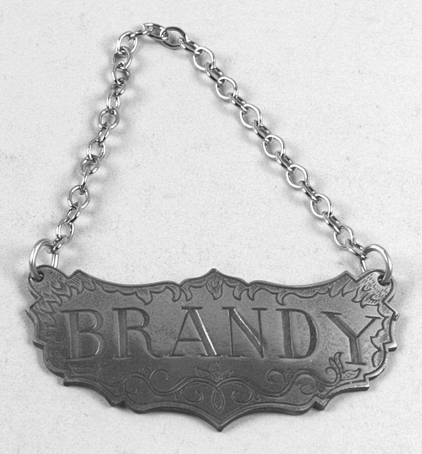 Historic Newport (Pewter, Hollowware) Decanter Label by Kirk Stieff-1