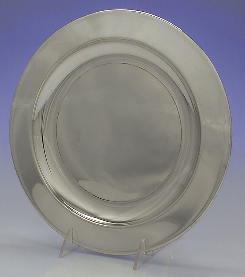 Williamsburg (Pewter, Hollowware) Dinner Plate by Kirk Stieff-1