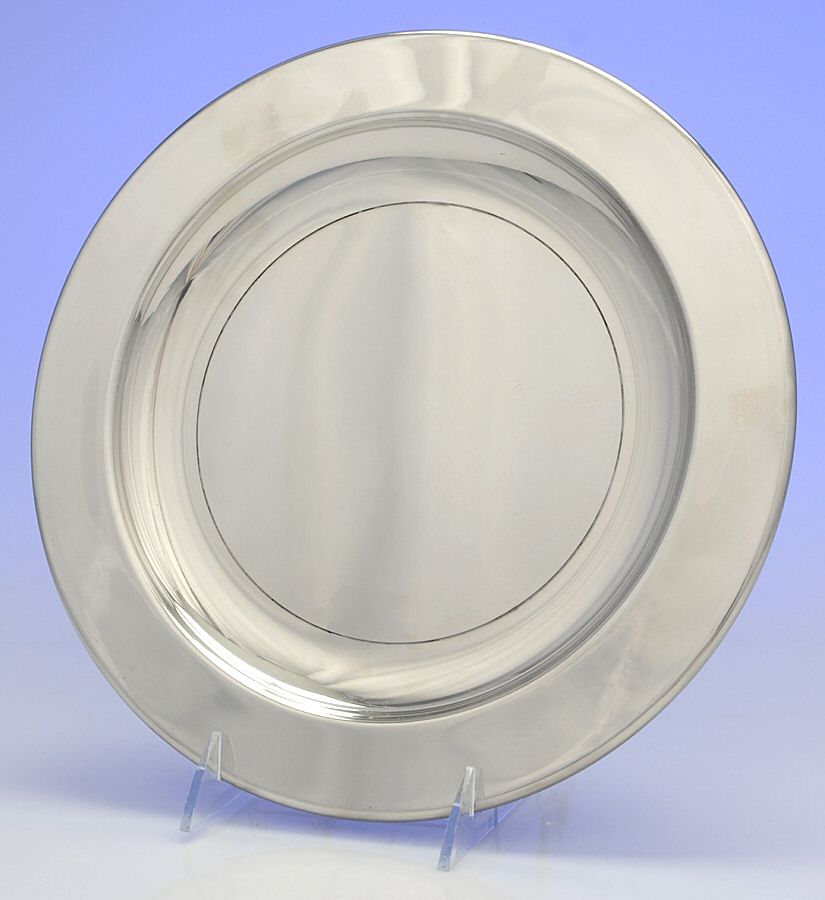 Williamsburg (Pewter, Hollowware) Dinner Plate by Kirk Stieff-1