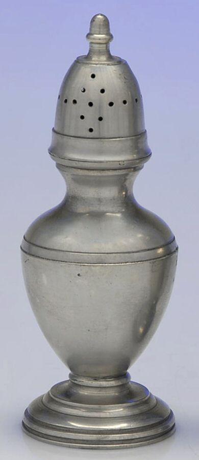 Williamsburg (Pewter, Hollowware) Pepper Shaker by Kirk Stieff-1